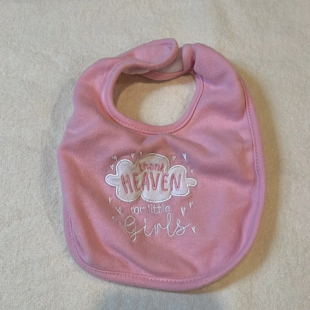 Bundle of Baby Girl Bibs